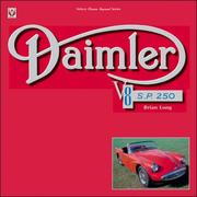 Cover of: Daimler V8 S.P. 250 by Brian Long