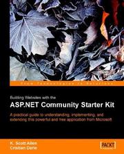 Cover of: Building Websites With The Asp.net Community Starter Kit