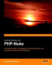 Cover of: Building Websites with PHP-Nuke by Douglas Paterson