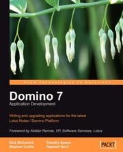 Cover of: Domino 7 Lotus Notes Application Development