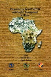 Cover of: Perspectives on the OAU/AU and Conflict Management in Africa