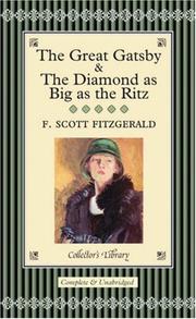 Cover of: The "Great Gatsby" and "The Diamond as Big as the Ritz"