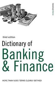 Cover of: Dictionary of Banking & Finance by Peter Collin