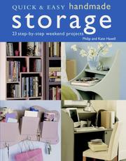 Cover of: Quick & Easy Handmade Storage by Philip Haxell, Kate Haxell