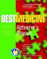 Cover of: Alzheimer's Disease (Bestmedicine) by Susan J. Benbow, Ian Greaves, Steve Lliffe