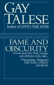 Cover of: Fame and obscurity: portraits