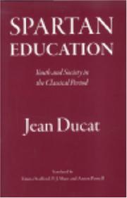 Cover of: Spartan Education by Jean Ducat