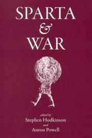 Cover of: Sparta & War (International Sparta Seminar)