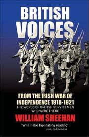Cover of: British Voices: From the Irish War of Independence 1918-1921