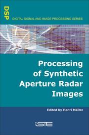 Cover of: Processing of Synthetic Aperture Radar Images (Digital Signal and Image Processing series)