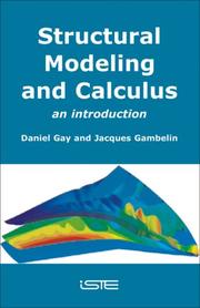 Cover of: Structural Modeling and Calculus: An Introduction