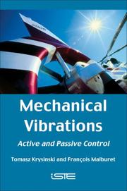 Cover of: Mechanical Vibrations by Tomasz Krysinski, FranCois Malburet