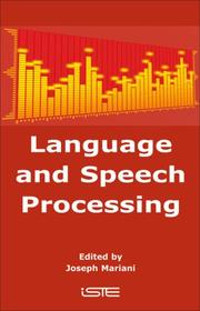 Cover of: Language and Speech Processing
