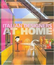 Cover of: Italian Designers at Home