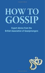 Cover of: How to Gossip