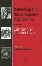 Rethinking the Russo-Japanese War 1904-05 cover