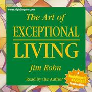 Cover of: The Art of Exceptional Living by Jim Rohn