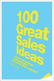 Cover of: 100 Great Sales Ideas: From Leading Companies Around the World (101 . . . Series)