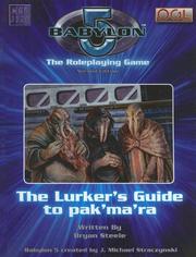 Cover of: Pak'ma'ra (Babylon 5)