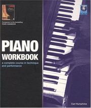 Cover of: Piano Workbook: A Complete Course in Technique and Performance