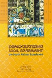 Cover of: Democratising Local Government: The South African Experiment