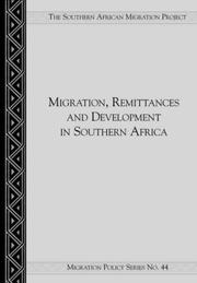 Cover of: Migration, Remittances and Development in Southern Africa