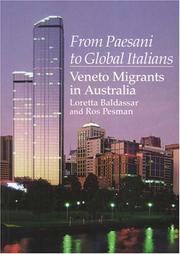 Cover of: From Paesani to Global Italians: Veneto Migrants in Australia