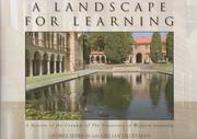 Cover of: A Landscape for Learning: A History of the Grounds of the University of Western Australia