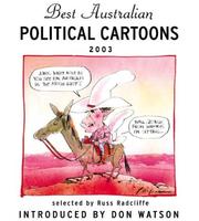 Cover of: Best Australian Political Cartoons 2003 (Best Australian Political Cartoons series)