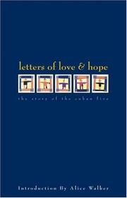 Letters of love and hope by Nancy Morejon, Leonard I. Weinglass
