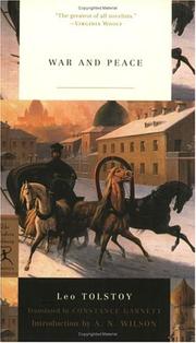 Cover of: War and Peace (Modern Library Classics) by Лев Толстой