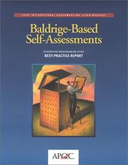 Cover of: Baldrige-Based Self-Assessments