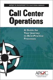 Cover of: Call Center Operations by Becki Hack, Peggy Newton, Trip Wyckoff
