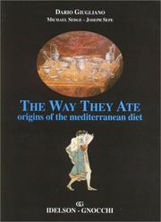 Cover of: The Way They Ate: Origins of the Mediterranean Diet