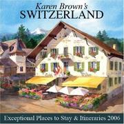 Cover of: Karen Brown's Switzerland by Karen Brown