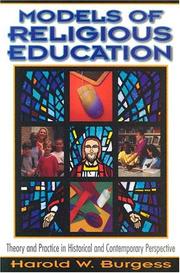 Models of religious education by Harold William Burgess
