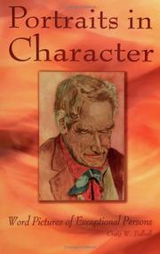 Cover of: Portraits in Character: Word Pictures of Exceptional Persons