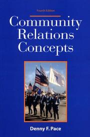 Community Relations Concepts by Denny F. Pace, Beverly A. Curl