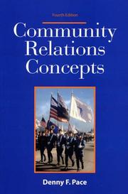 Cover of Community Relations Concepts