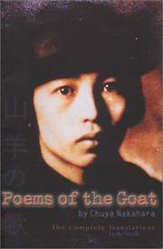 Cover of: Poems of the goat = by Chūya Nakahara