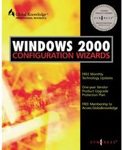 Cover of: Windows 2000 Configuration Wizards by Brian M. Collins, Paul Shields