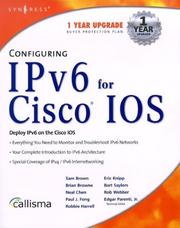 Cover of: Configuring IPv6 for Cisco IOS