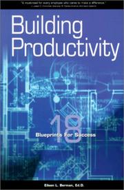 Cover of: Building Productivity by Eileen L. Berman