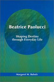 Cover of: Beatrice Paolucci | Margaret M Bubolz