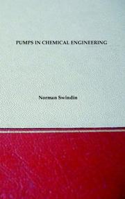 Cover of: Pumps in Chemical Engineering - Including Older Types and Useful Equations