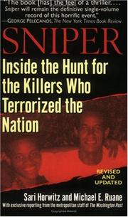 Cover of: Sniper by Sari Horwitz, Michael Ruane