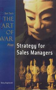 Cover of: Strategy for Sales Managers: Sun Tzu's The Art of War Plus Book Series (Sun Tzu's the Art of War)