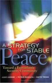 Cover of: Strategy for Stable Peace | James E. Goodby