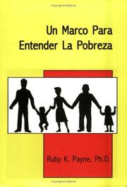 Cover of: Un Marco Para Entender La Pobreza