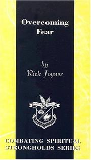 Cover of: Overcoming Fear (Overcoming) | Rick Joyner